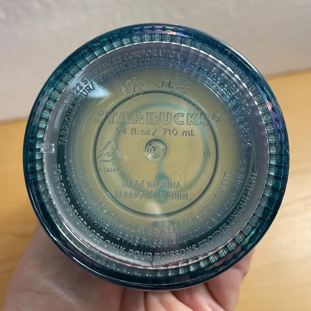 Starbucks Spring 2022 Tumbler Iridescent Mermaid Scale Design Limited Ed Retired